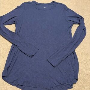 Aerie Navy Long Sleeve Tee